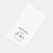 Brauereien und ich machen das Brauereizeitpapier N Serviette (Ecke)