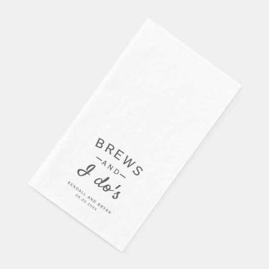 Brauereien und ich machen das Brauereizeitpapier N Serviette (Ecke)