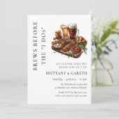 Brauereien vor der I Dos Polterabend Brauerei Einladung (Stehend Vorderseite)