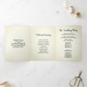 Brauereizeit für Weizen und Hopfen Dreifach-gefaltete Programmkarte (Innenseite)