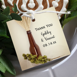 Brauereizeit für Weizen und Hopfen Geschenkanhänger