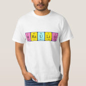 Braulio Namen-Shirt periodischer Tabelle T-Shirt (Vorderseite)