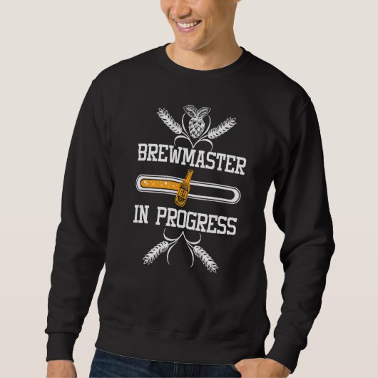 Braumeister in Arbeit Sweatshirt (Vorderseite)