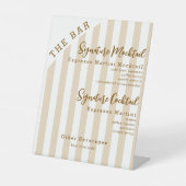 Braun 2 Signature Drinks Mocktail Cocktail Bar Sockelschild (Vorderseite)