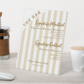 Braun 2 Signature Drinks Mocktail Cocktail Bar Sockelschild (In SItu)