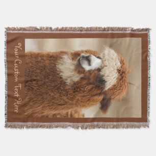 Braun-Alpaca-Schwertdecke Decke