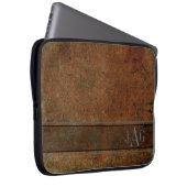 Braun-Antik-Buch-Design Laptopschutzhülle (Vorne Rechts)