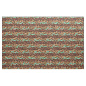 Braun Aqua Türkis Grüne Marbella Kunst Stoff (Fat Quarter (45,7 x 55,9 cm))