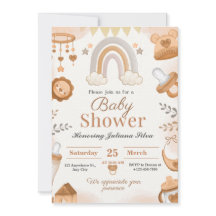 Braun Aquarell Babydusche