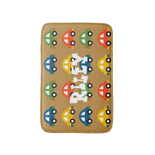 Braun Autos Badezimmerteppich Badematte (Vorderseite Vertikal)