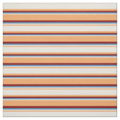 Braun, Beige, Blau und Maronmuster Stoff (Muster)