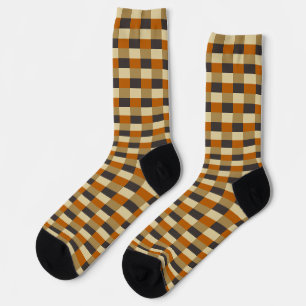 Braun Beige Schwarz Farbgebung Socken
