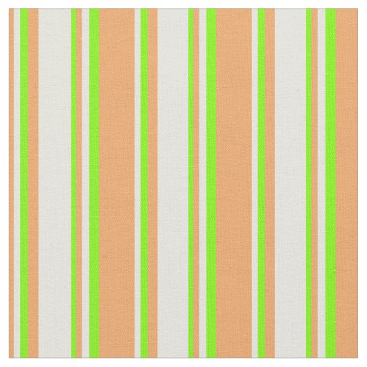 Braun, Beige und grüne Linde Stoff (Nahaufnahme)