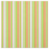 Braun, Beige und grüne Linde Stoff (Muster)
