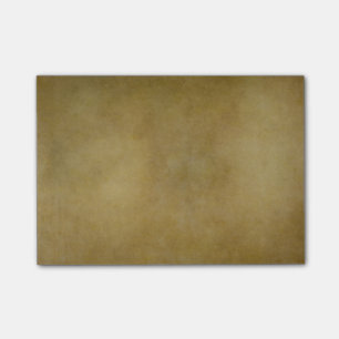 Braun-beiger Pergament-Vintage-Personalisierungsvo Post-it Klebezettel