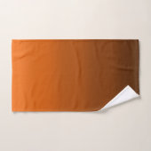 Braun bis Orange Fade Badhandtuch Set (Handtuch)