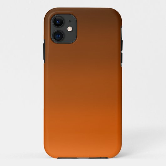 Braun bis Orange Fade Case-Mate iPhone Hülle (Rückseite)