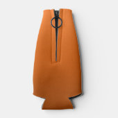 Braun bis Orange Fade Flaschenkühler (Rückseite)
