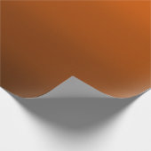 Braun bis Orange Fade Geschenkpapier (Ecke)