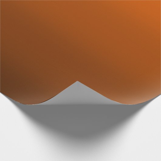 Braun bis Orange Fade Geschenkpapier (Ecke)