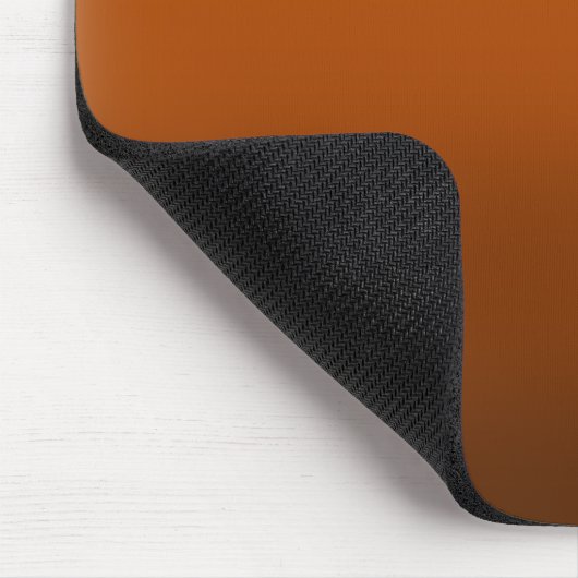 Braun bis Orange Fade Mousepad (Ecke)