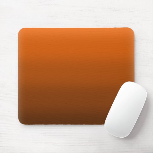 Braun bis Orange Fade Mousepad (Mit Mouse)