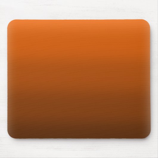 Braun bis Orange Fade Mousepad (Vorne)