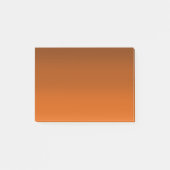 Braun bis Orange Fade Post-it Klebezettel (Vorderseite)