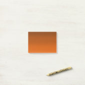 Braun bis Orange Fade Post-it Klebezettel (Auf Schreibtisch)