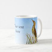 Braun-Bittern-Bird-Farblackierung Kaffeemaschine T Kaffeetasse (VorderseiteRechts)
