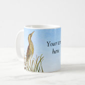 Braun-Bittern-Bird-Farblackierung Kaffeemaschine T Kaffeetasse (Vorderseite Links)
