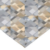 Braun/Blau Trendmuster Tischdecke (Schrägansicht)