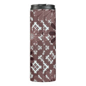 Braun, Blume Thermosbecher (Rückseite)