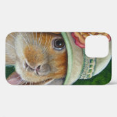 Braun Bunny Rabbit im Frühjahr Bonnet Wasserfarbe Case-Mate iPhone Hülle (Rückseite (Horizontal))