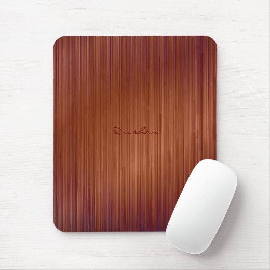 Braun-Bürstenmaus Mousepad (Mit Mouse)