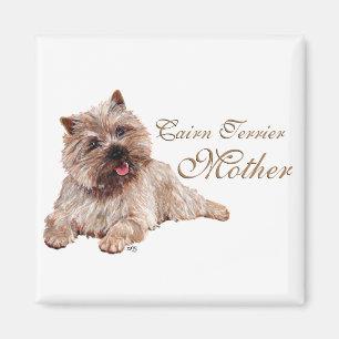 Braun Cairn Terrier Muttertag Magnet