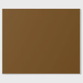 Braun Chocolate Einfarbiges Geschenk Geschenkpapier (Flach)