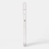 Braun Creme Ästhetischer Floral Linktree | iPhone Hülle (Linke Seite)
