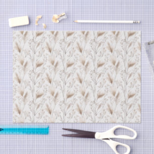 Braun Creme Beige Strand Gras Hochzeit Seidenpapier