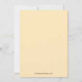 Braun & Creme Damask Bridal Dusche Einladung (Rückseite)