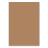 Braun Custom Wedding Tischnummer (Rückseite)