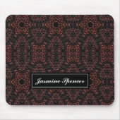 Braun einzigartiges Schlangenhautmuster Mousepad (Vorne)