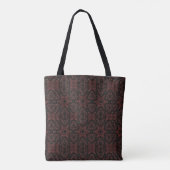 Braun einzigartiges Schlangenhautmuster Tasche (Rückseite)