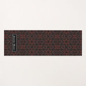 Braun einzigartiges Schlangenhautmuster Yogamatte (Vorderseite (Horizontal))