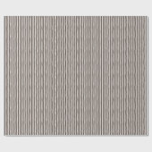 Braun & Elfenbein schiefe Streifen Geschenkpapier (Flach)