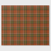 Braun-Erdbraunes Karomuster  Geschenkpapier (Flach)