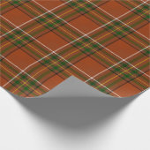 Braun-Erdbraunes Karomuster  Geschenkpapier (Ecke)