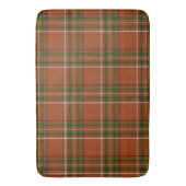 Braun-Erden-Tartan Badematte (Vorderseite Vertikal)