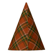 Braun-Erden-Tartan  Partyhütchen (Rückseite)