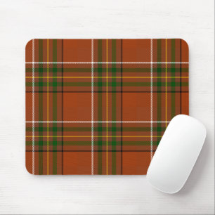 Braun Erdige Karo Tartan Mousepad